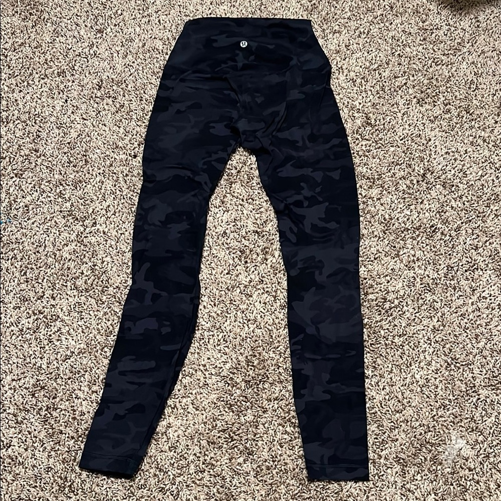 Lululemon Black Camo Leggings